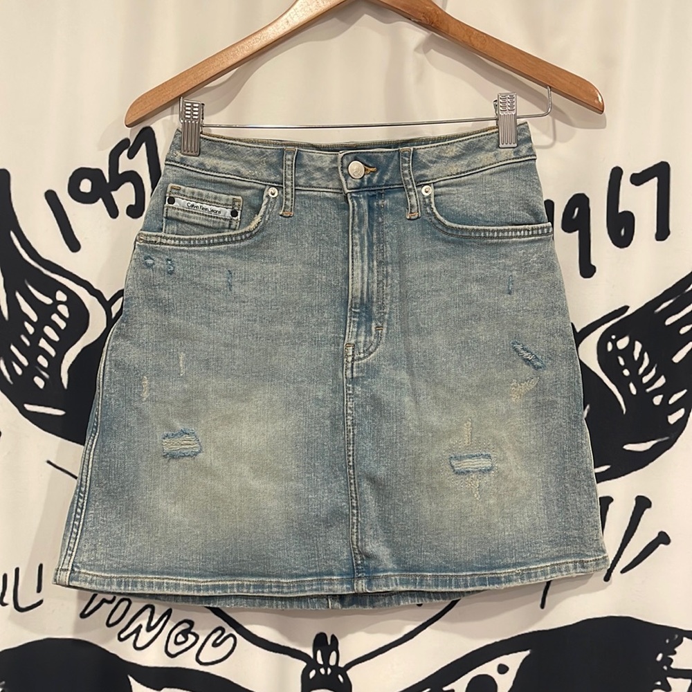 Calvin Klein jean skirt